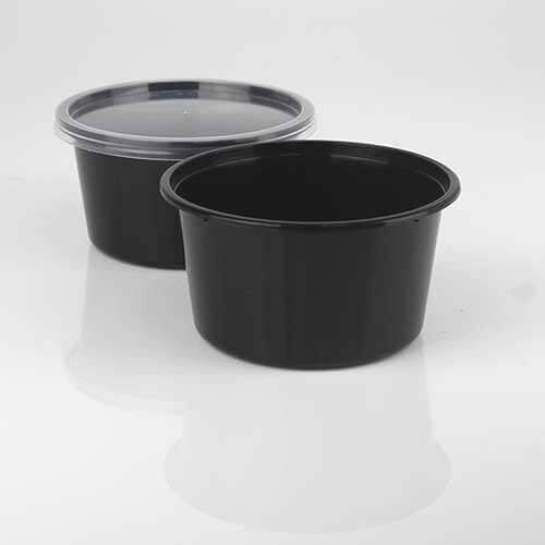Reusable Heavy Duty Round Takeaway Food Containers with Lids for Restaurants - Picture 3 of 11