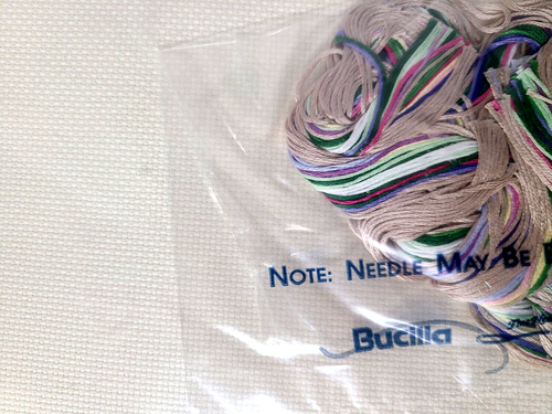 Bucilla Signs of Spring Flower Counted Cross Stitch Embroidery Pillow Kit #40813 - Picture 4 of 4