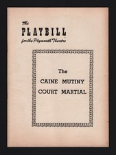 Henry Fonda "CAINE MUTINY COURT MARTIAL" Lloyd Nolan 1954 Opening Night Playbill