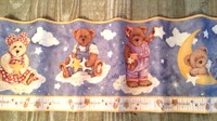 Vintage Boyds Bears Nursery Prepasted Wall Border Roll Vintage Boyds Bears Nursery Prepasted Wall Border Roll