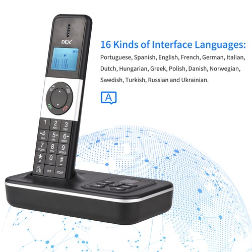 BISOFICE D1002 TAM-T 3-Handset Cordless with Answering Waiting 1.6 T9V1 - Zdjęcie 5 z 11