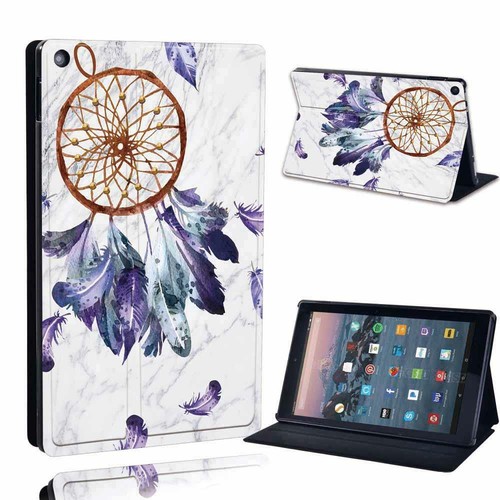 Mehrfarbig Leder Ständer Abdeckung Etui für Amazon Fire HD 10 2019 9. Generation - Bild 46 von 69