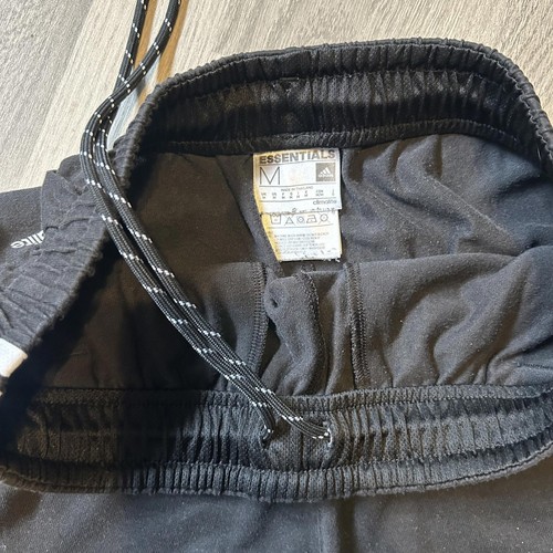 Adidas Essentials Climalite Shorts Herren M schwarz 3-Streifen Logo Kordelzug Gym - Bild 4 von 4
