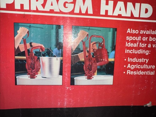 ⭐NEU GASBOY INDUSTRIEQUALITÄT DREHMEMBRAN HANDFASSPUMPE 1720A ⭐ - Bild 4 von 5