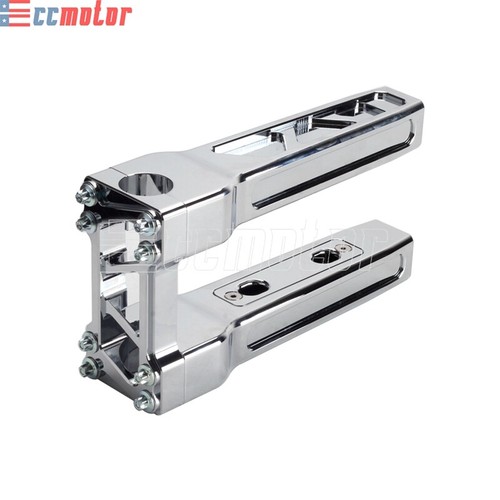 1-1/8'' Club Style Handlebar Riser For Harley XL Dyna Softail Touring Road King - Picture 60 of 108