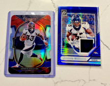 2024 Panini Donruss Optic Threads Javonte Williams #DTB-JWS + Select RWB