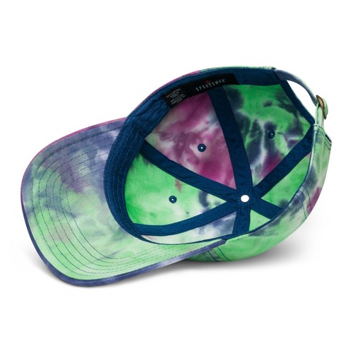 Embroidered Tie Dye Cotton Hat Adjustable Beach Days Unisex One Size Buckle Back - Picture 19 of 33