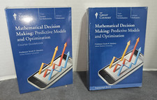 The Great Courses 4 DVDs & Course Guidebook MATHEMATICAL DECISION MAKING New!