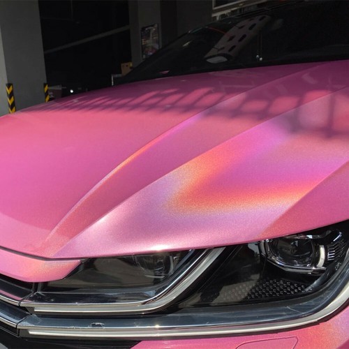 Pinnk Chameleon Car wrap vinyl Laser Neo Chrome Iridescent Vinyl Auto Wrapping - Picture 2 of 9