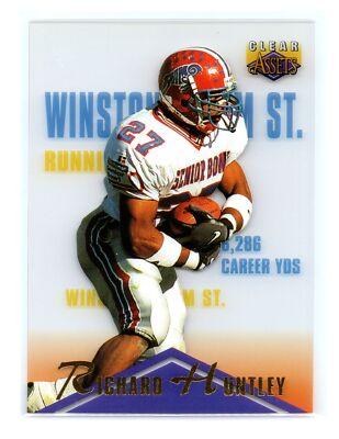 1996 Classic Clear Assets Multisport #46 Richard Huntley Winston-Salem State