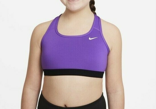 Nike Swoosh Older Kids' (Girls') Sports Bra (Extended Size). Nike ZA