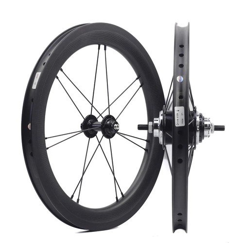 Carbon Wheelset 16inch 349 Rim Brake Wheels 6 Speed for Folding Bike Wheels - Picture 9 of 26