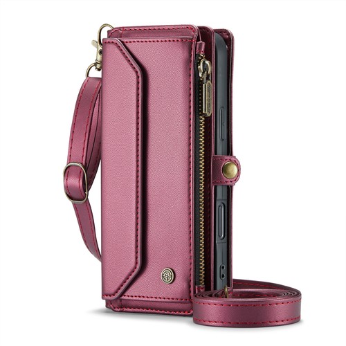 Crossbody Wallet Case Leather Cover Cards Slots for iphone 14 15 16 17 Pro Max - Picture 3 of 29