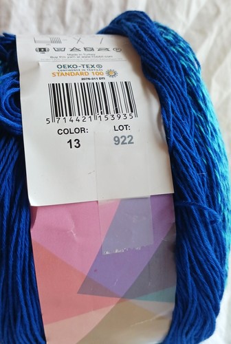 Cotton Kings Sultan Deluxe Garn Kuchen 100 % Baumwolle Regenbogenfarbe # 13 1093 Yard NEU - Bild 8 von 9