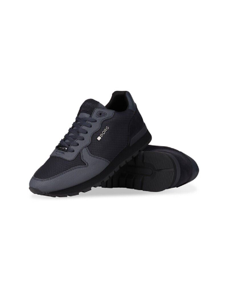 BJORN BORG R605 LOW KPU M Men size UK 12 EUR 46 US12.5 Black Brand New