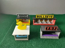 Carnival Booth Collection - 4 Booths - Set #2 - N Scale
