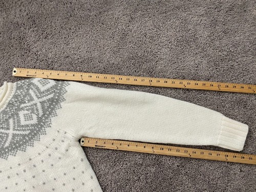 Cato Sweater Womens 18/20W PLUS Size Knit Off White - Picture 7 of 11