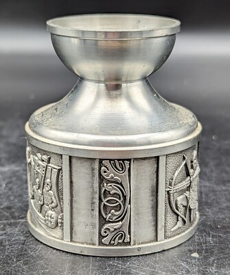 Norway HS Pewter Candle Holder - Konge Tinn Nordic Viking