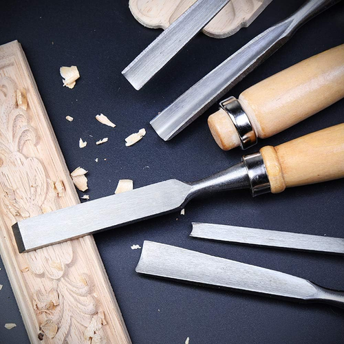 -12Pcs Wood Carving Chisel Set- Sharp Woodworking Tools with Case Storage - Picture 7 of 7