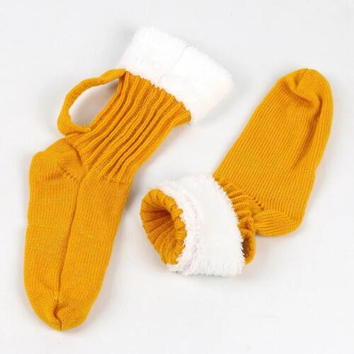 3d Beer Mug Knitted Socks Men's Padded Warm Mid-calf Socks Women Winter Soft Fun - Picture 15 of 24
