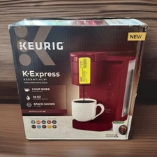 Keurig K-Express Essentials Single Serve K-Cup Pod Coffee Maker, Red