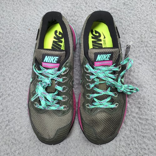 Nike Sneakers Women 5.5 Gray Zoom Wildhorse 3 GTX Trail Run Gore-Tex 805570-300 - Picture 5 of 22