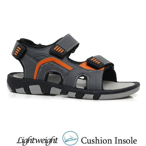 Boys Summer Sandals Kids Beach Walking Casual Strap Walking Trekking Sandal Shoe - Picture 24 of 32