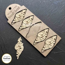 WoodUbend Heat Bendable Molding Pack of Five Locks WUB1156 7 x 3 cm