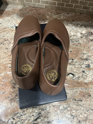 L.B. Evans Aristocrat Opera Mens Brown Casual Slippers 3025. NIB. Sz 10.5/10 - Picture 3 of 8