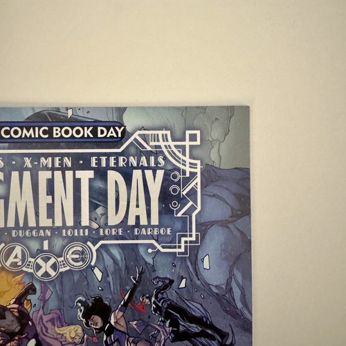 🔑FCBD 2022: AVENGERS/X-MEN: Judgement Day #1 VF+ 1ST APP BLOODLINE Marvel - Picture 3 of 6