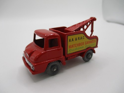 Vintage Matchbox #13c-2 Thames Wreck Truck Grey Plastic Wheel Restored Code 3 - Picture 6 of 11