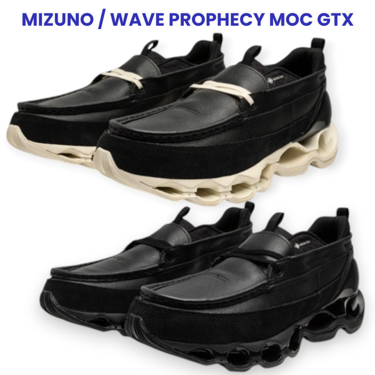 MIZUNO WAVE PROPHECY MOC GTX Black x Off White Black Japan MIZUNO WAVE PROPHECY MOC GTX Black x Off White Black Japan