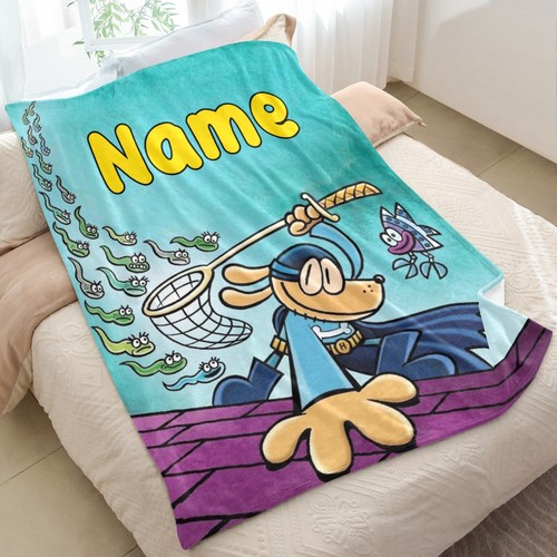 Custom Cozy Dog Man Blanket Gift, Kids Boys Girls Birthday Holiday Gift - Picture 23 of 29