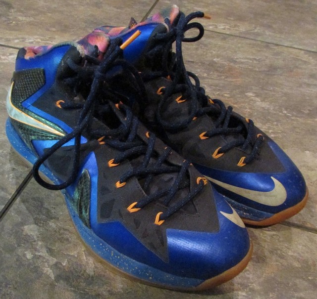 lebron blue and orange