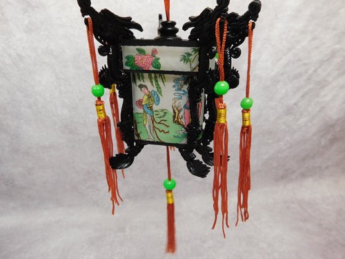 Vintage Chinese Palace 4" wide Lantern by Dong Fain - Picture 4 of 7