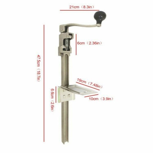 Heavy Duty Commercial Steel Restaurant Food Big Can Opener Manual Table Mounted - Picture 10 of 21