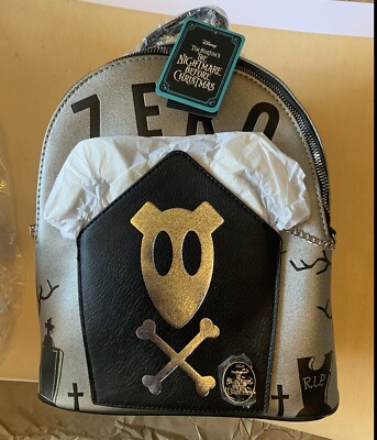 BIOWORLD The Nightmare Before Christmas Zero Mini Backpack & Coin Pouch Bioworld Nightmare Before Christmas Backpack Bag Purse Zero  main image 4