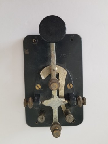 Vintage Lionel J-47 Telegraph Key Morse Code WW II - Zdjęcie 7 z 24