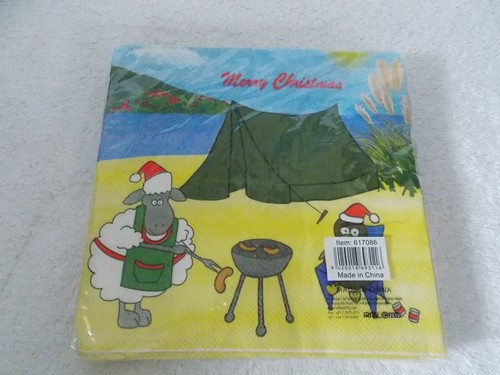 2010 Bon Appetite Humorous Merry Christmas Paper Napkins 15ct 3 ply - Picture 3 of 4