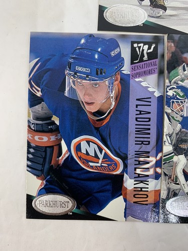 9 Parkhurst 1993 NHL Sensational Sophomores Player Cards - Picture 6 of 12