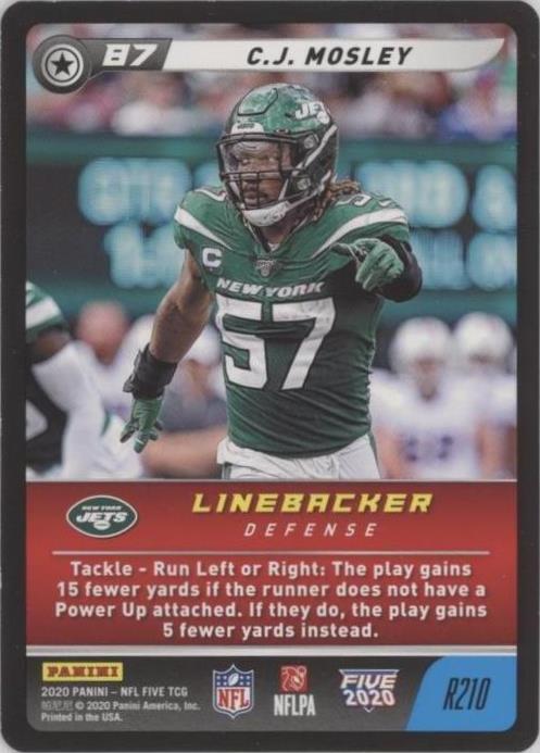 2020 Panini NFL Five TCG C.J. Mosley #R210 - 1 of 2