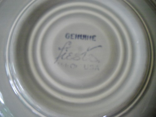 Vintage Fiesta 6" Untertasse ~ Sie wählen ~ Chartreuse Rose Grau ~ - Bild 19 von 27
