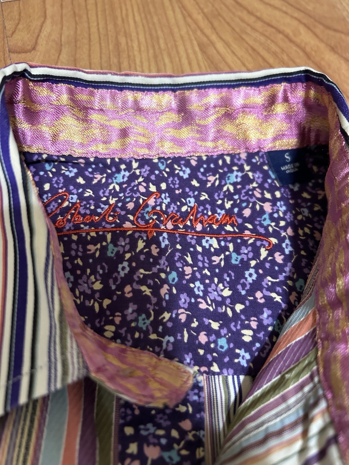 Robert Graham Collared Button Down Striped Long S… - image 14