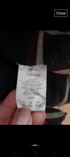 Cotton Traders Shetland Jacket 3XL Dark Green Brand New With Tags - Imagen 4 de 5