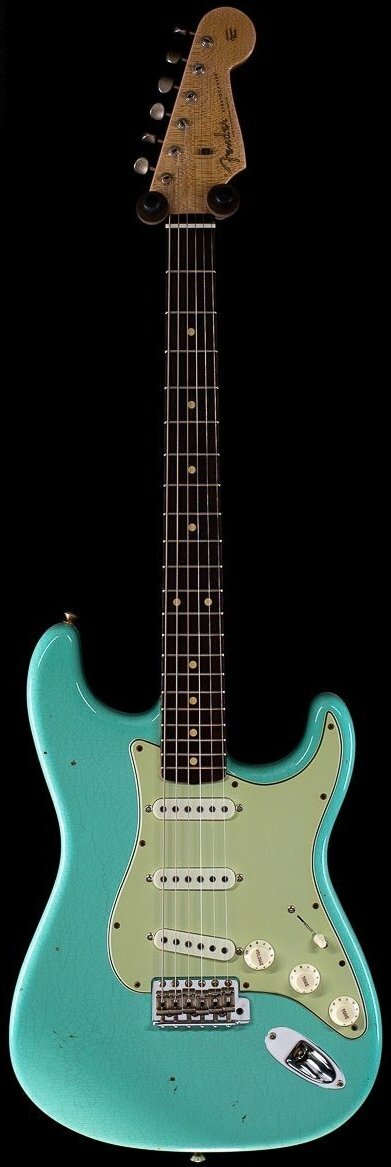 Fender Custom Shop 60's Stratocaster Surf Green Relic NOS