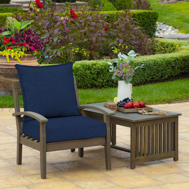 Moss Leala Texture 2 Piece Deep Seating Outdoor Lounge Chair Cushion For Sale Online Ebay