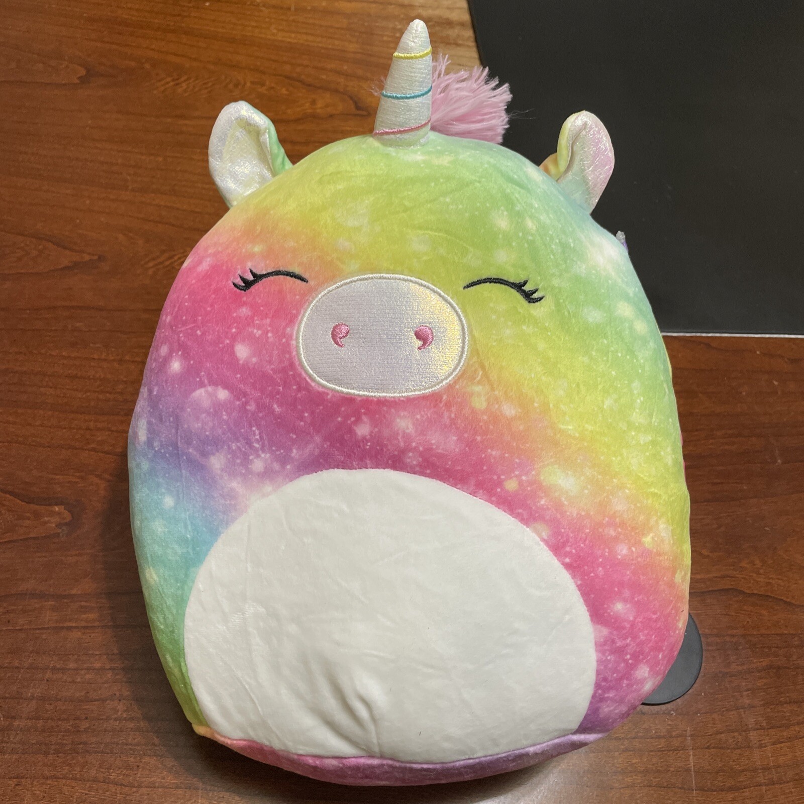 Squishmallow 11-inch Prim the Rainbow Unicorn Plush by Kellytoy