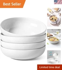 Pasta Bowls 45 OZ, Salad Bowls Set for Serving Soup, Pasta, Noodle, Dinner, L...