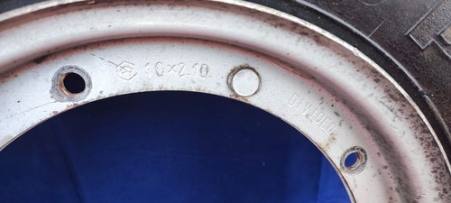 VESPA CERCHIO 10 X 2.10 RUOTA PIAGGIO 3.50-10 ORIGINAL WHEEL - Imagen 6 de 10