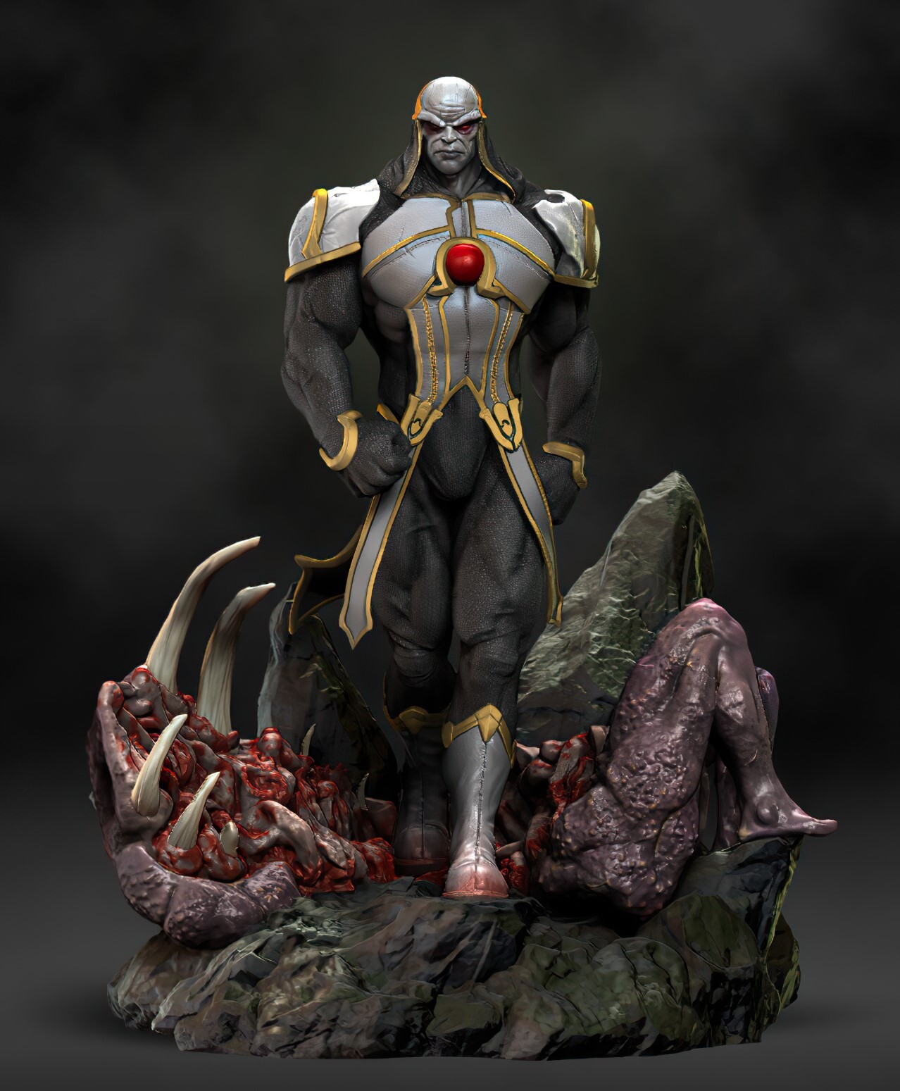 Darkseid Resin Sculpture Statue Model Kit DC  size choices! Unpainted/Unassemble